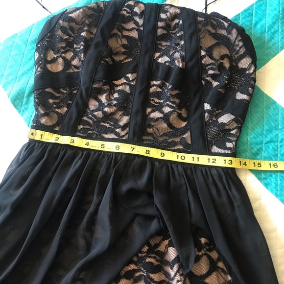Morgan & Co. overlay high low dress - Picture 6 of 13
